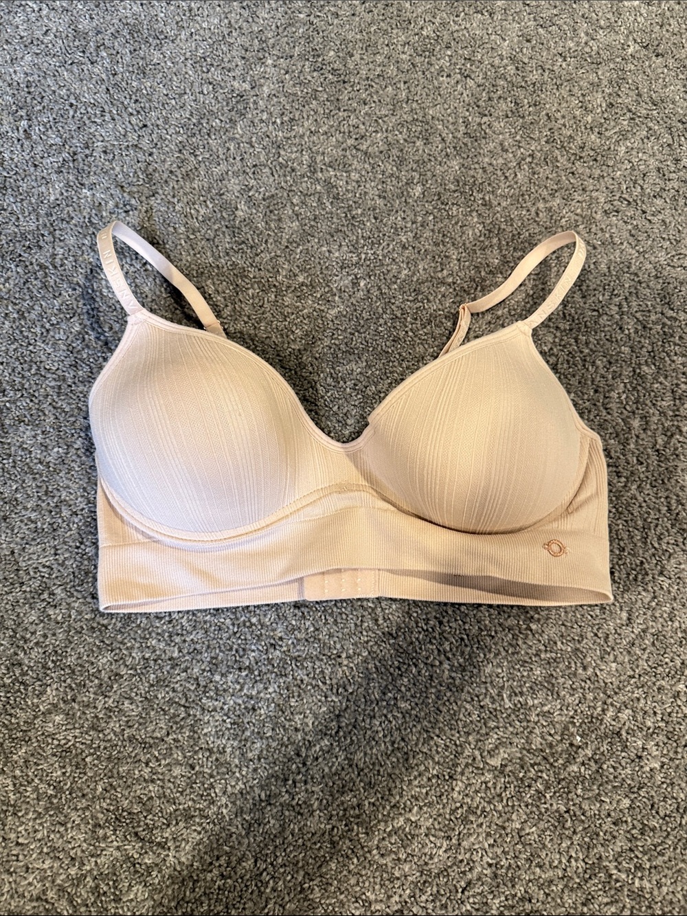 Danskin Nude Light Beige Padded Everyday Bra